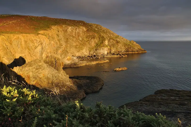 the coast of Brittany near Crozon, France