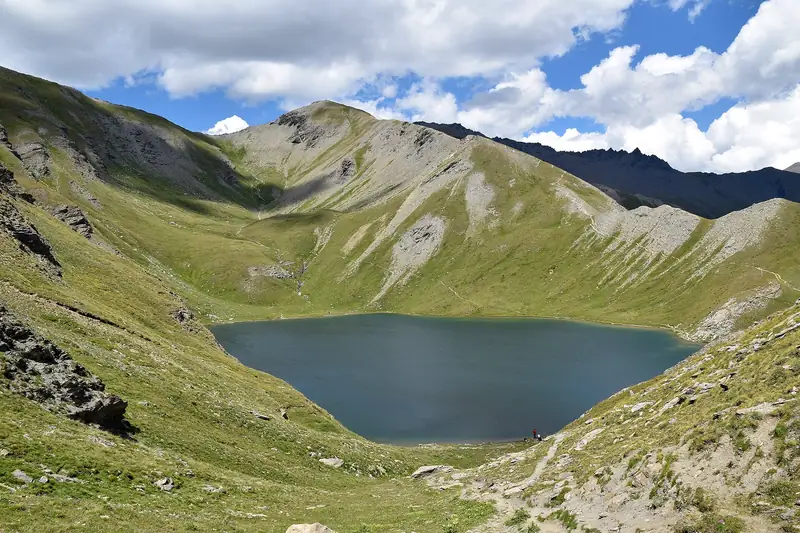 Lake of Grand Laus, Queyras, Alpes de Haute Provence, France