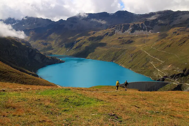 Lac de Moiry, (2250 m) Grimentz, Switzerland.